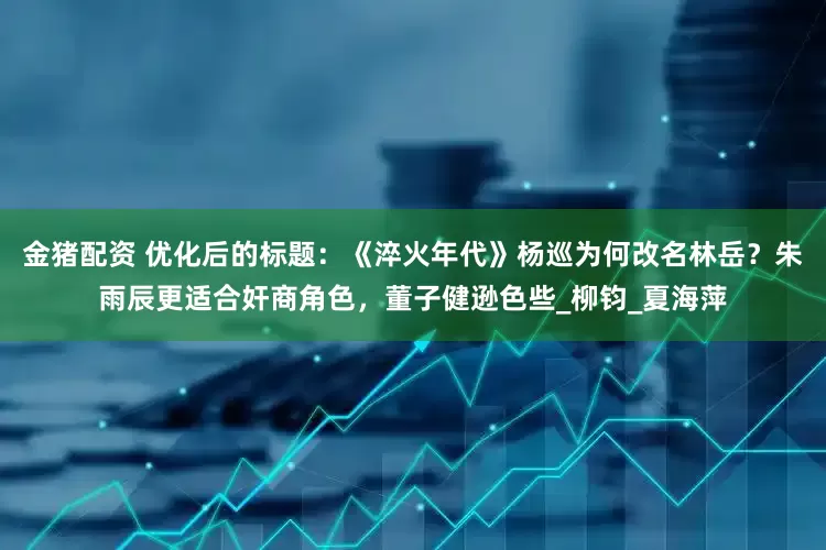 金猪配资 优化后的标题：《淬火年代》杨巡为何改名林岳？朱雨辰更适合奸商角色，董子健逊色些_柳钧_夏海萍