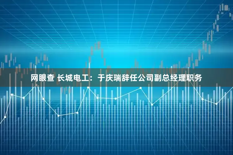 网眼查 长城电工：于庆瑞辞任公司副总经理职务